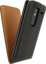 LG Zero Hoesje - Xccess - Serie - Kunstlederen Flipcase - Zwart - Hoesje Geschikt Voor LG Zero