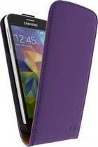 Samsung Galaxy S5 Mini Hoesje - Mobilize - Ultra Slim Serie - Kunstlederen Flipcase - Paars - Hoesje Geschikt Voor Samsung Galaxy S5 Mini