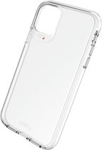 Gear4 Crystal Palace doorzichtige hoes iPhone 11 - Stevig transparant hoesje - Stevige beschermhoes - randje rondom scherm - valbescherming - Zwart | Transparant