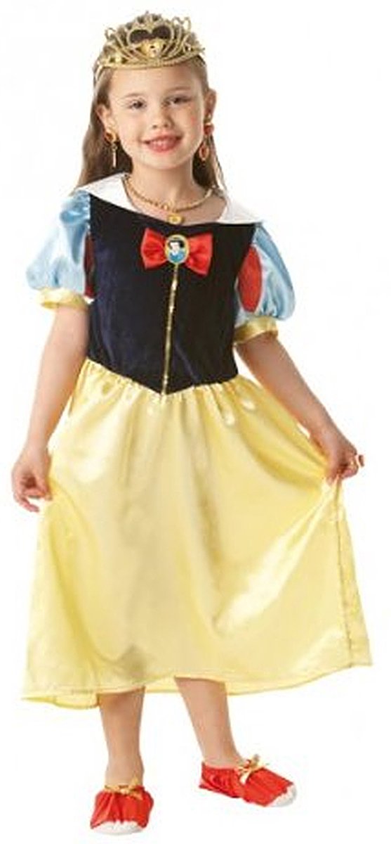 Kinderkostuum Disney Sneeuwwitje geschenkset, maat M - Carnavalskleding