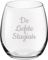 Gegraveerde Drinkglas 39cl De Liefste Stagiair