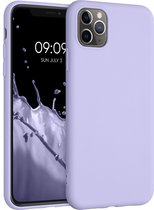 kwmobile telefoonhoesje voor Apple iPhone 11 Pro Max - Hoesje voor smartphone - Back cover in pastel-lavendel