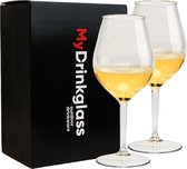 2x Wijnglas Sevilla 47cl l Onbreekbare kunststof l Plastic drinkglazen