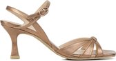 Lodi Sandalen Dames / Damesschoenen - Leer   - Kitten heel hoogte  6 cm - Linda - Rose Goud - Maat 38