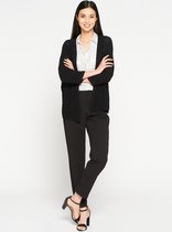 LOLALIZA Grofgebreide cardigan - Zwart - Maat L/XL