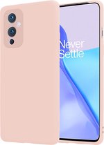 Shieldcase OnePlus 9 siliconen hoesje - roze