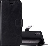 LuxeBass Hoesje geschikt voor iPhone X / XS - Bookcase Zwart - portemonnee hoesje - telefoonhoes - gsm hoes - telefoonhoesjes