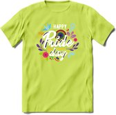 Pride Day | Pride T-Shirt | Grappig LHBTIQ+ / LGBTQ / Gay / Homo / Lesbi Cadeau Shirt | Dames - Heren - Unisex | Tshirt Kleding Kado | - Groen - 3XL