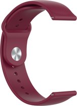 Strap-it Sport horlogeband 18mm universeel - bordeaux
