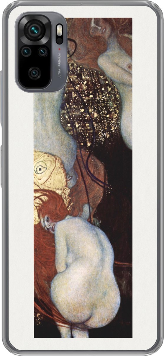 Telefoonhoesje Geschikt voor Xiaomi Geschikt voor Redmi Note 10S hoesje - Goldfish - Gustav Klimt - Siliconen Telefoonhoesje Telefoonhoesje