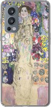 Geschikt voor OnePlus Nord 2 5G hoesje - Portrait of Ria Munk III - Gustav Klimt - Siliconen Telefoonhoesje