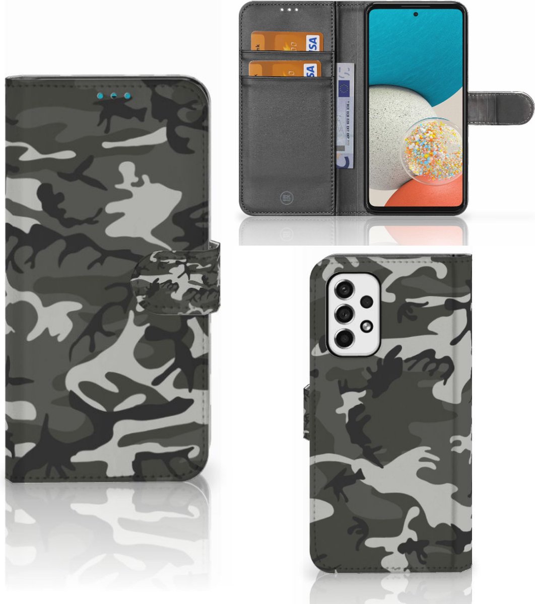 Samsung Galaxy A53 Telefoon Hoesje Army Light