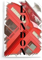 Walljar - London Telefooncel - Muurdecoratie - Poster