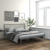 Bedframe metaal grijs 180x200 cm