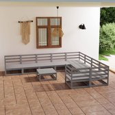 vidaXL 10-delige Loungeset massief grenenhout