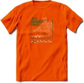 SU-33 Vliegtuig T-Shirt | Unisex leger Kleding | Dames - Heren Straaljager shirt | Army F16 | Grappig bouwpakket Cadeau | - Oranje - XL