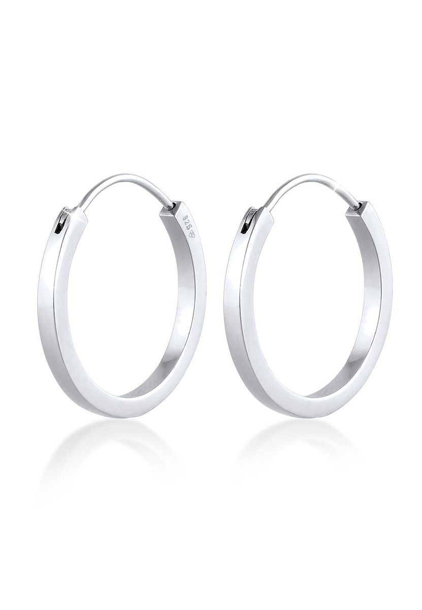 Elli PREMIUM Dames Oorbellen Dames oorringen Elli Basic Minimal Blogger in 925 Sterling Zilver