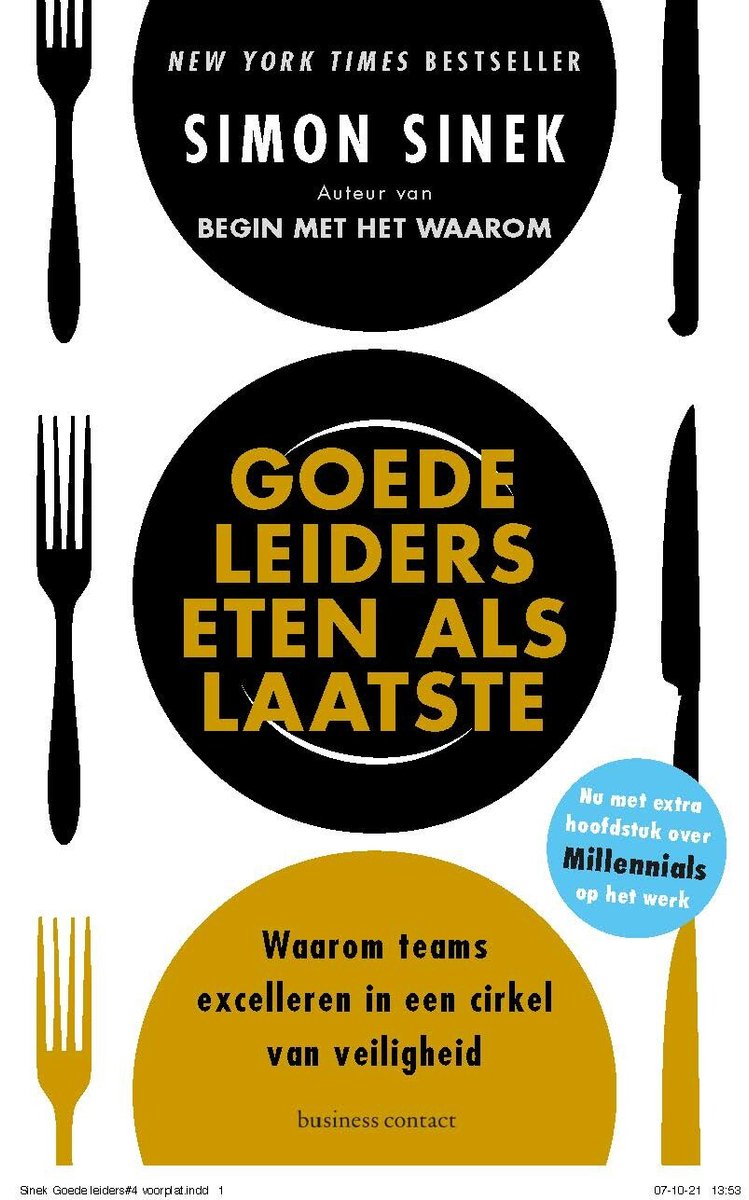 Omslag van Business Bibliotheek - Goede leiders eten als laatste