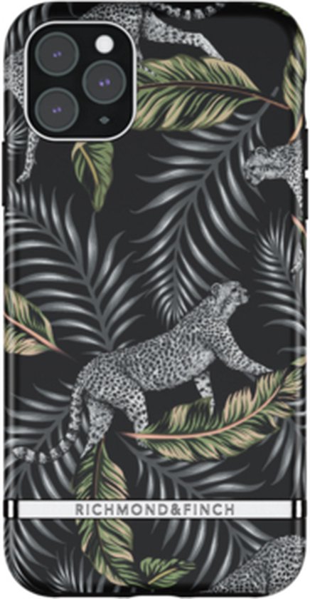Richmond & Finch Silver Jungle het oerwoud hoesje voor iPhone 11 Pro Max - zilver