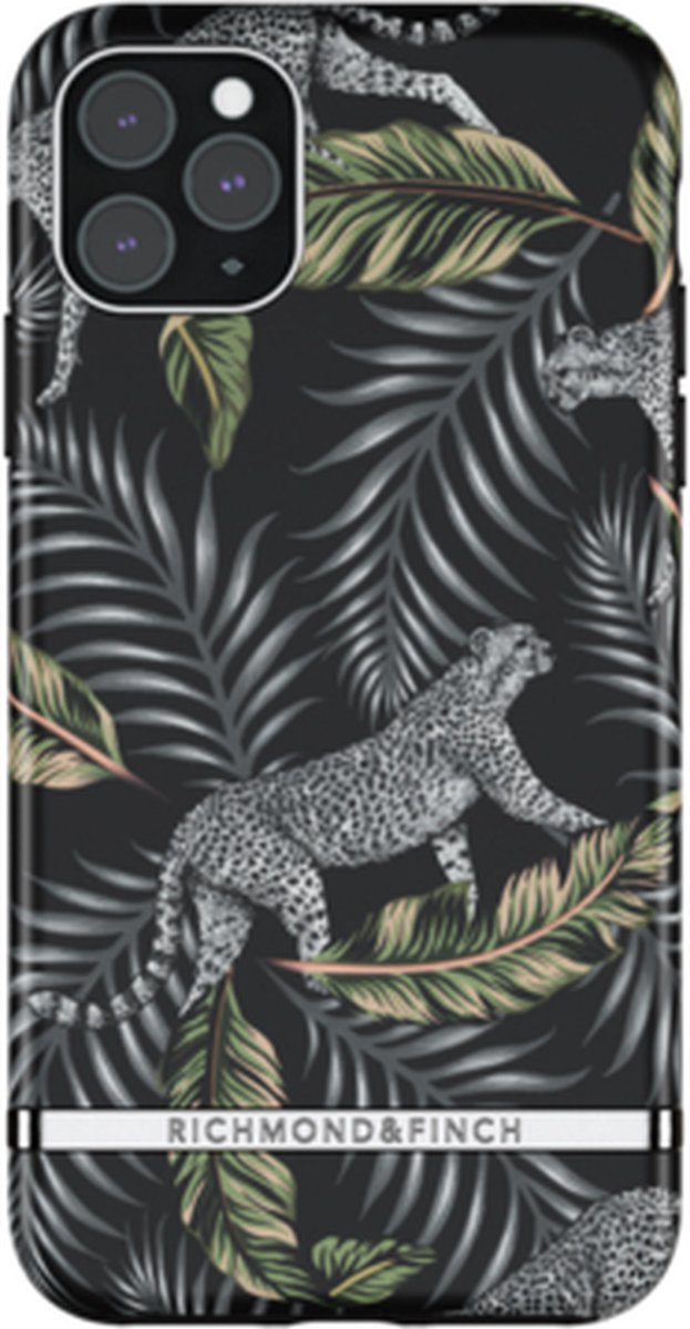 Richmond & Finch Silver Jungle het oerwoud hoesje voor iPhone 11 Pro Max - zilver