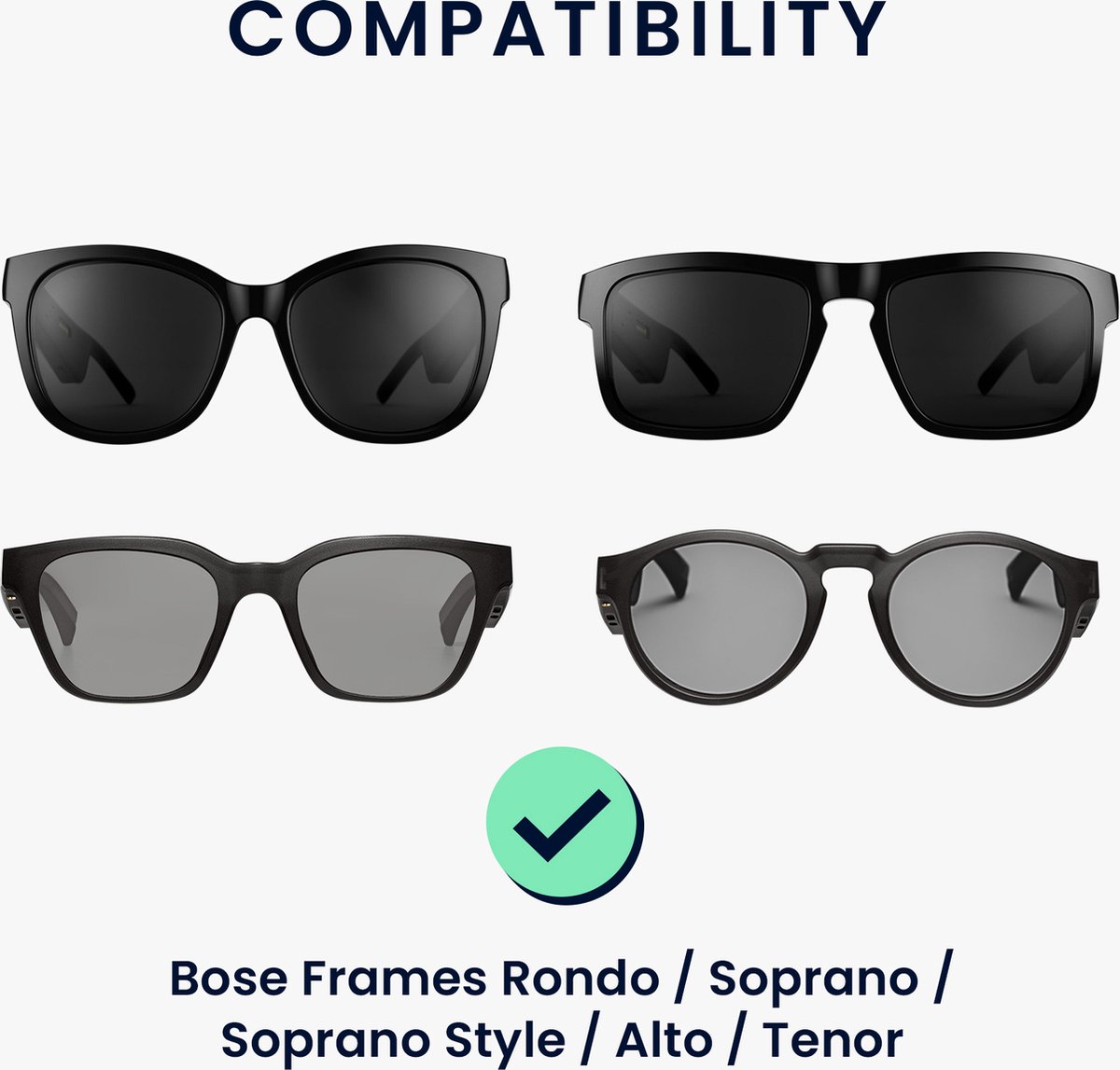 Verres de rechange pour Lunettes Bose Soprano - Bose Frames Soprano –  Audio-connect