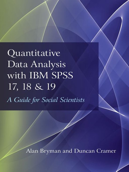 Quantitative Data Analysis with IBM SPSS 17, 18 & 19 - cover