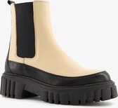 Harper leren dames chelsea boots - Beige - Maat 40 - Echt leer