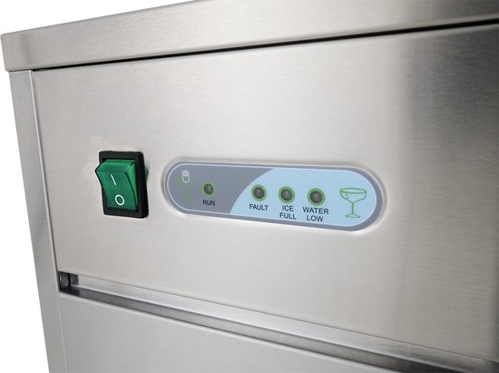 Saro EB 40 Ingebouwde/vrijstaande ijsblokjesmachine 40 kg/24u 260 W Roestvrijstaal van Saro — afbeelding 5