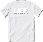 Lief - Valentijn T-Shirt | Grappig Valentijnsdag Cadeautje voor Hem en Haar | Dames - Heren - Unisex | Kleding Cadeau | - Wit - S