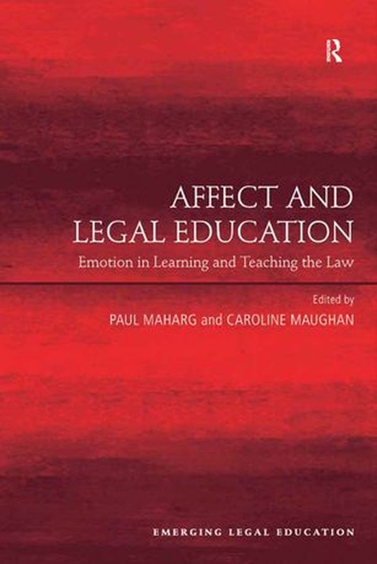 Emerging Legal Education - Affect and Legal Education - cover