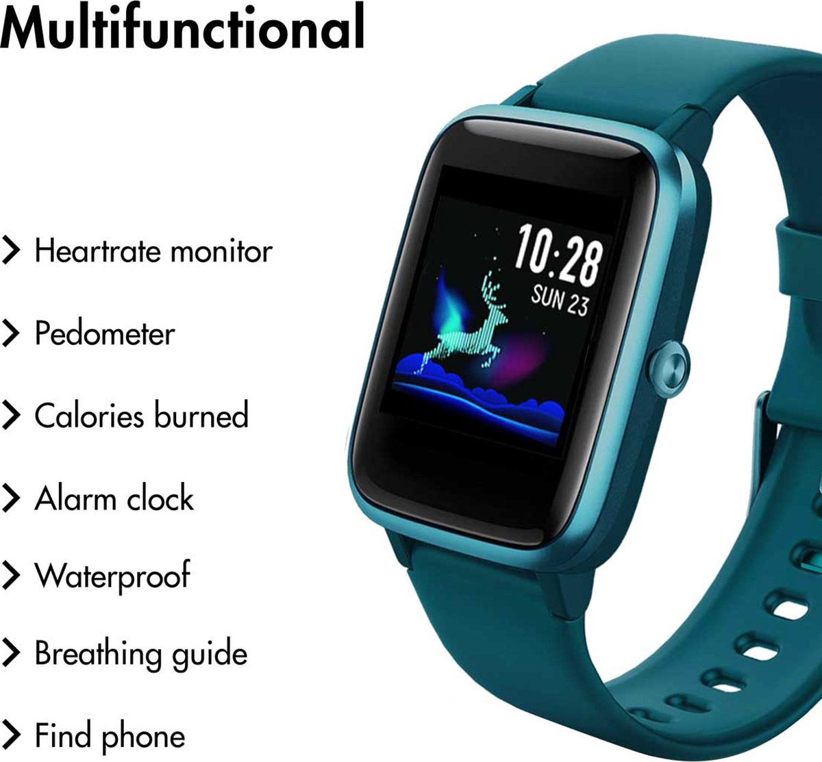 Lintelek Smartwatch ID205L Groen bol