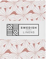 Swedish Linens - Ledikant Hoeslaken Flowers (60x120cm)