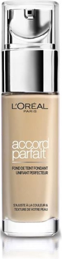 L’Oréal Paris - Accord Parfait Foundation -3,5N  - Natuurlijk Dekkende Foundation met Hyaluronzuur en SPF 16 - 30 ml