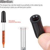 Glas Pipets Dropper 1ml - voor medicijnen, etherische olie, cooking, lab experiments - 20 Stuks