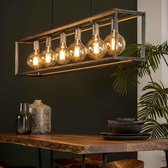 Crea Hanglamp 6L 45 graden buis / Oud zilver - Industrieel meubels - Design