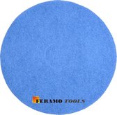 16 inch - blauwe dunne vloerpads - Floorpads (406mm) 10 stuks - voor boen & schrobmachines - Linoleum reinigen - FeramoTools