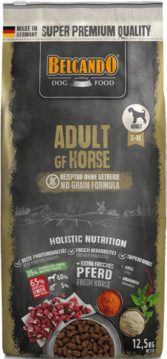 Belcando Belcando Adult Graanvrij - Paard - 12,5 kg