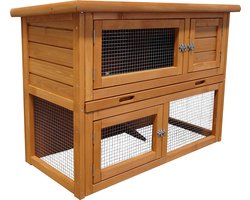 Duvo Woodland Barnie - Konijnenhok - 95 x 45 x 70 cm