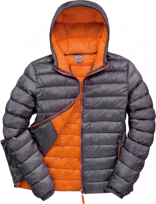 Jas Heren S Result Lange mouw Grey / Orange 100% Nylon