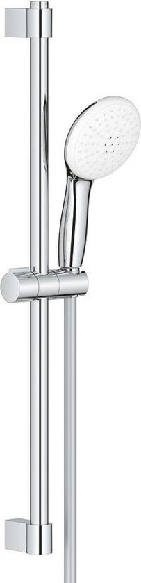 GROHE Tempesta 110 Glijstangset - 60cm - ronde handdouche - 2 straalsoorten - 5.6 l/min - gladde doucheslang - chroom