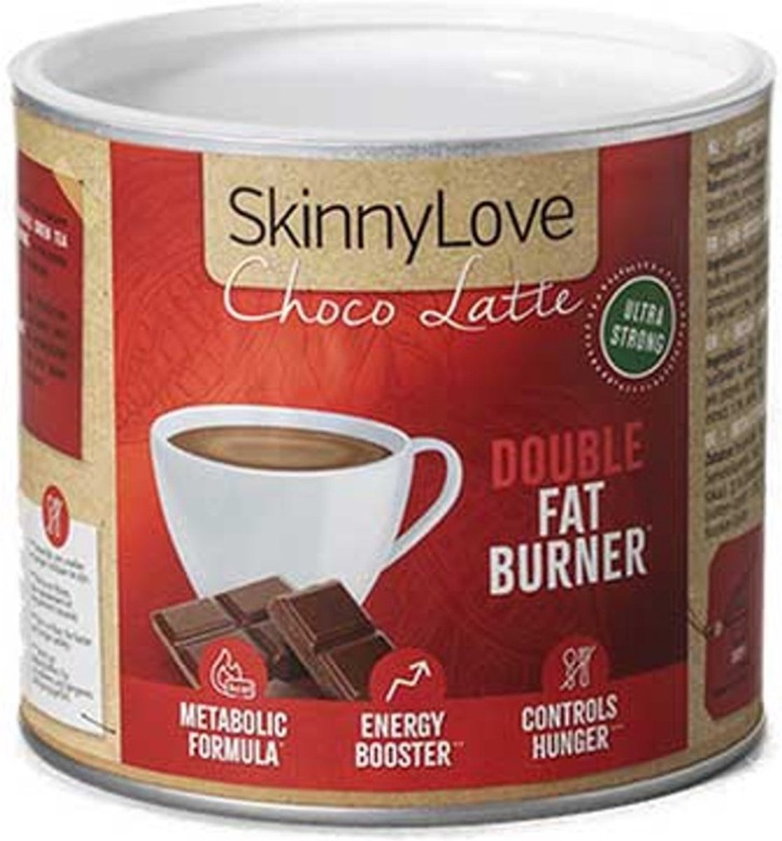 Skinnylove - Choco Latte Koffie - Double Fat Burner - Warme Chocolade 