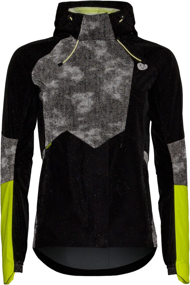 AGU Tech Regenjas Commuter Dames – L Reflecterend Zwart