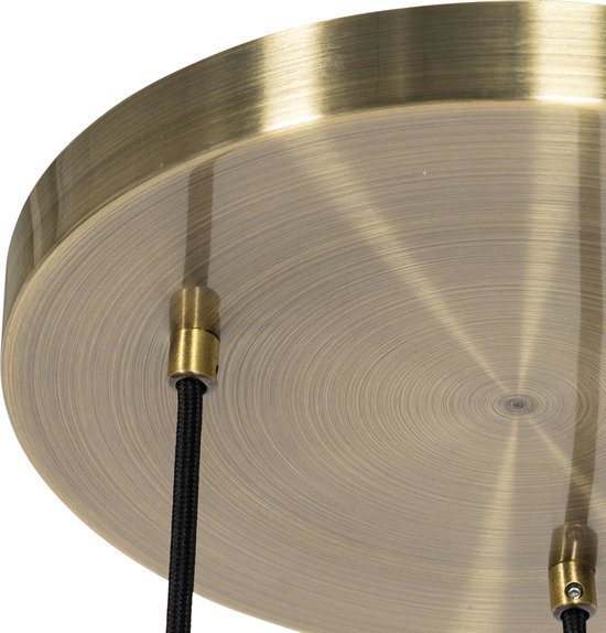 QAZQA - Industrieel | Industrie wandlamp brons 13cm - Facil | Woonkamer | Slaapkamer | Keuken - Staal Rond - E27 Geschikt voor LED - Max. 1 x 40 Watt