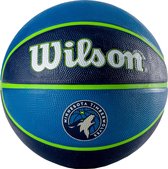 Wilson NBA Team Tribute Timberwolves - Bleu - Taille 7