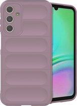 iMoshion Hoesje Geschikt voor Samsung Galaxy A15 (4G) / A15 (5G) Hoesje Siliconen - iMoshion EasyGrip Backcover - Paars