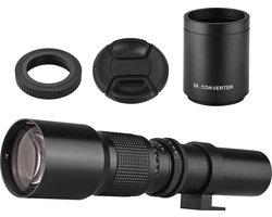 DutchOptics 500mm/1000mm f8.0 MF telelens zoomlens voor Canon EOS EF foto camera