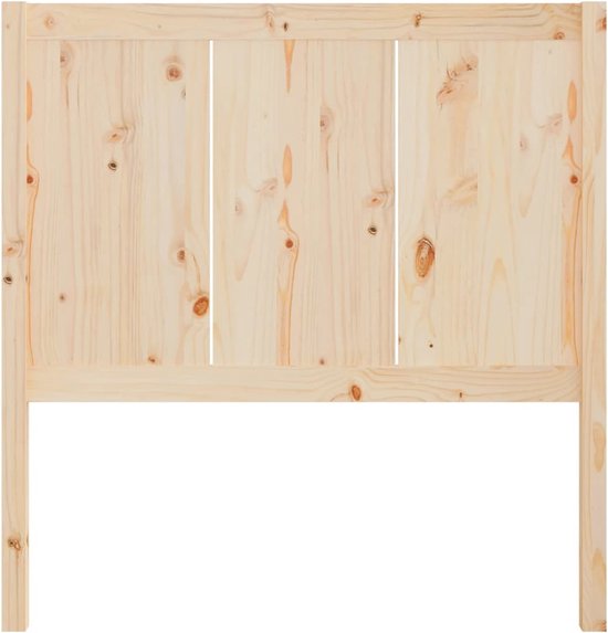 vidaXL Hoofdbord 80-5x4x100 cm massief grenenhout - Hoofdbord - Hoofdborden - Hoofdeinde - Houten Hoofdbord - vidaXL