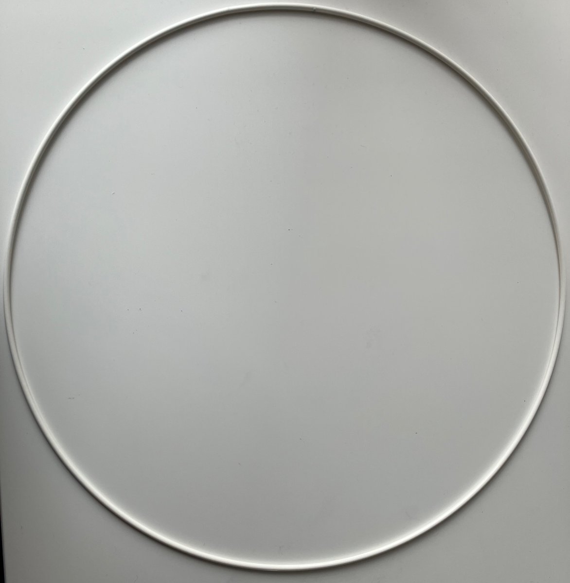 Restyle Metalen ring wit - 25 cm doorsnede