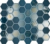 1m² - Mosaïque Valencia Hexagon Blauw 4,3x4,9