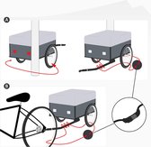 Bike Trailer Lock fietskar kabelslot [2,5 m x 8 mm] fietsslot